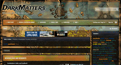 Desktop Screenshot of darkmatters.org